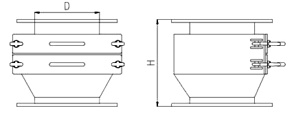 3-view Sketch of Drawer Magnet MDD