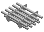 multi-layer magnetic grates